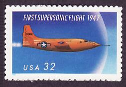 3173 First Supersonic Flight self-adhesive single
