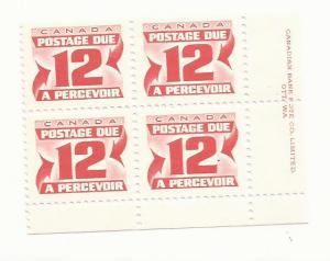 1969 Canada - Block - Postage Due #J36