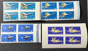 Hungary 1961, #1385-8 IMP Block 4, Venus Space Probe, MNH, CV $320