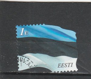 Estonia  Scott#  724a  Used  (2014 Estonian Flag)