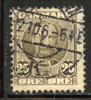 Denmark # 75, Used. CV $ 1.25