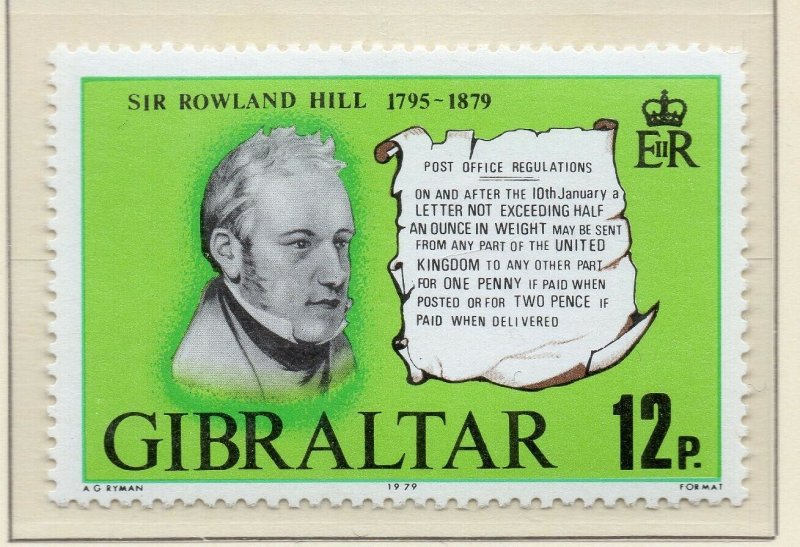 Gibraltar 1979 QEII Early Issue Fine Mint Unmounted 12p. NW-99286