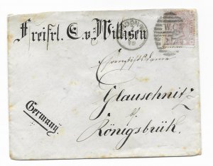 GB  67 pl 13 1876 2 1/2 d on cover