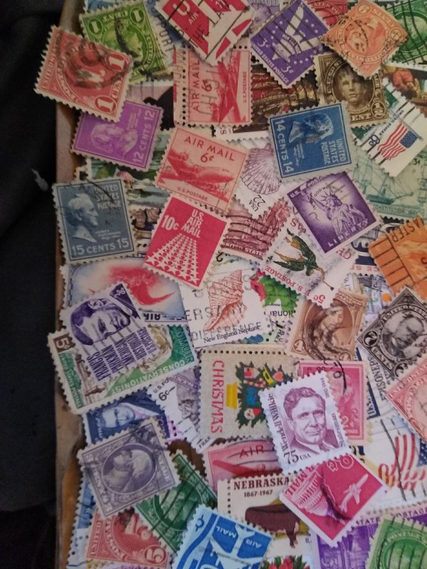 2,500 Used US XF Stamp Lot Unsearched From 600,000 Hoard  Choice 90% DIFFERENT!