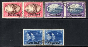 Swaziland #38-40 VF, Used  CV 5.50   ....   6130091