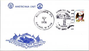 US SPECIAL EVENT CACHETED COVER BICENTENNIAL OF AMERICAN REVOLUTION OAKLAND N.J.