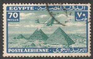 Egypt Scott C21 - SG209, 1933 Airmail 70m used