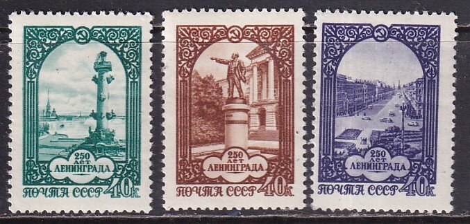 Russia (1957) Sc 1941-3 MNH