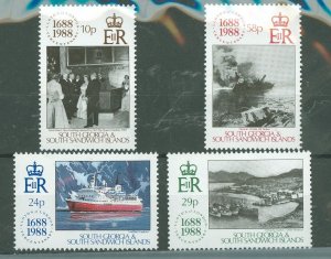 South Georgia #131-134 Mint (NH) Single (Complete Set)