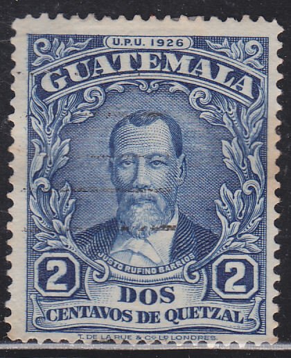 Guatemala 235 President Justo Rufino Barrios 1929