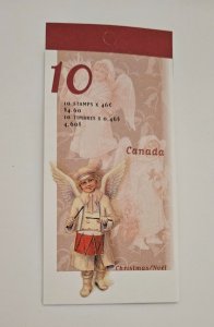 Canada 1999 Christmas Angels #1815a Booklet PANE OF 10 (BK222)