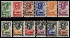 BECHUANALAND PROTECTORATE GV SG99-110, 1932 complete set, LH MINT. Cat £500.