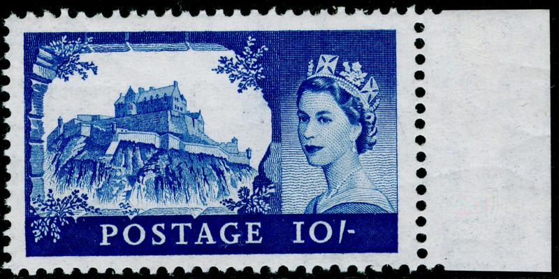 SG538, 10s ultramarine, NH MINT. Cat £90. WATERLOW