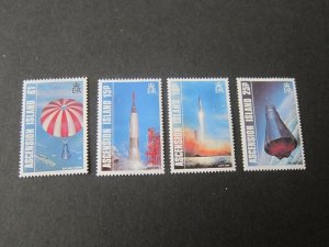 Ascension 1987 Sc 420-3 space set MNH