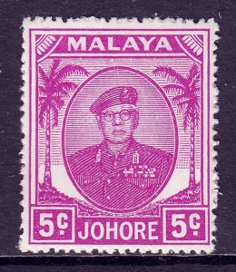 Malaya (Johore) - Scott #134 - MH - SCV $1.25