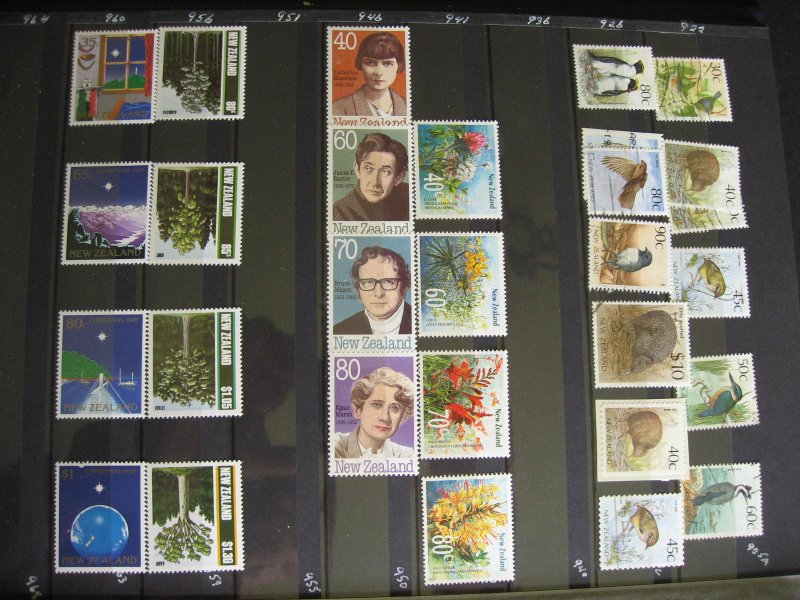 New Zealand collection to 2007 in stockbook U,MH, MNH read description