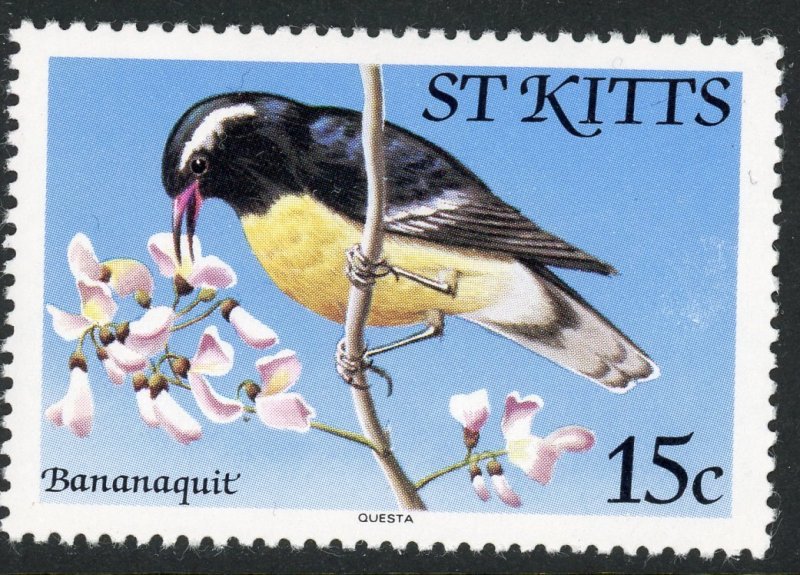 St. Kitts 55 MNH 15c 1981