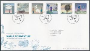 Great Britain stamp Inventions set on FDC Cover 2007 Mi 2502-2507 WS155525