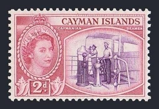 Cayman 139,MNH.Michel 140. QE II,1953.Caymanian seamen.