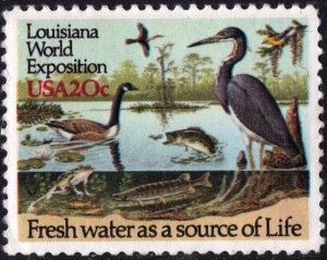 SC#2086 20¢ Louisiana World Expo Single (1984) MNH