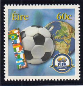 Ireland 2004 MNH Scott #1541 60c Soccer ball FIFA Centenary