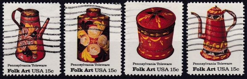 1979 Pennsylvania Toleware Used set SC1775-8
