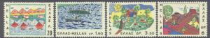 GREECE  905-08 MH 1967  Children's Drawings