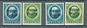 Germany Bavaria Yr 1919 Scott Mix Lot #193-205 CLH/MLH,#209-10.#223,#226,#228-29