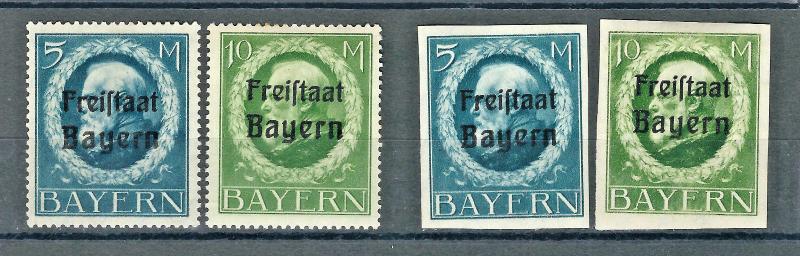 Germany Bavaria Yr 1919 Scott Mix Lot #193-205 CLH/MLH,#209-10.#223,#226,#228-29