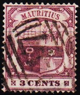 Mauritius. 1895 3c S.G.129 Fine Used