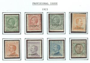 Corfu N1-8 mint CV $50