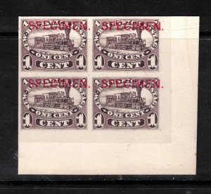 New Brunswick #6Piv Extra Fine Lower Right Plate Proof Block India Paper On Card