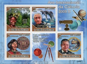 Sao Tome & Principe 2009 SCIENCES YEAR COPERNICUS Sheet Perforated Mint (NH)