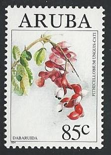 Aruba 111 85c Pithecellobium unguis cati flower 1994 mnh