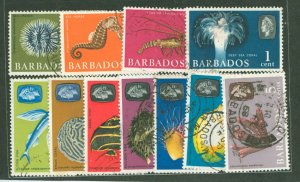 Barbados #267/278  Multiple