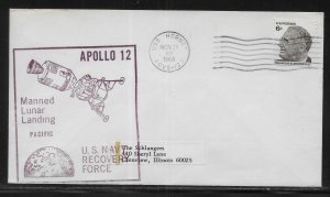 United States Apollo 12 Recovery Forces USS Hornet Nov 24 1969