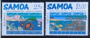 SAMOA 2003 MARINE LIFE SG1118/9. UNMOUNTED MINT..