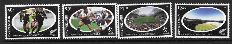 NEW ZEALAND SG2673/6 2004 RUGBY SEVENS MNH