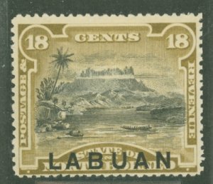 Labuan #56v Unused Single