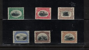 USA #294 - #299 Mint Very Fine - Extra Fine Never Hinged Fresh Set