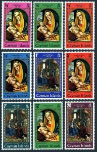 Cayman 242-250,MNH.Michel 241-249. Christmas 1969.Alvise Vivarini,Jan Gossaert.