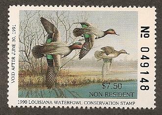 Louisiana Duck Stamp Scott 4 MNH (SCV $12.00)