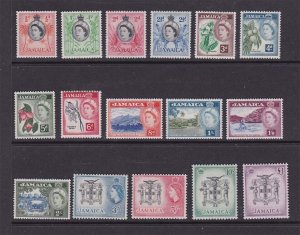 Jamaica 1956 Queen II Sc 159-174 set MH