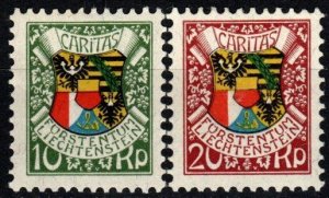 Liechtenstein #B4-5 F-VF Unused CV $21.00 (X4228)