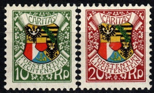 Liechtenstein #B4-5 F-VF Unused CV $21.00 (X4228)