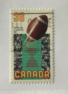 Canada 1987  Scott 1154 used - 36c, Grey Cup