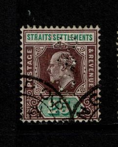 Straits Settlements SG# 133a?, Used, perfin cancel - S7505