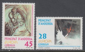 Andorra Spanish 223-224 MNH VF