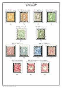 Netherlands 1852-2020 (4 albums) PDF STAMP ALBUM PAGES