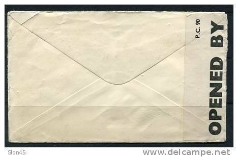 Great Britain 1941 Cover sent to USA Censored